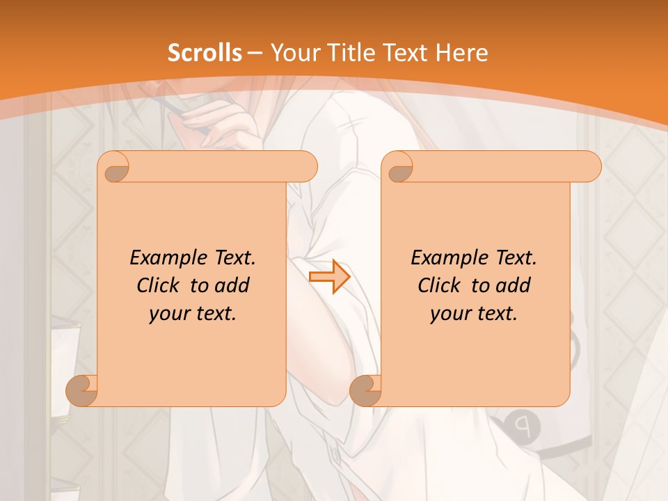 A Woman Brushing Her Teeth In A Bathroom PowerPoint Template