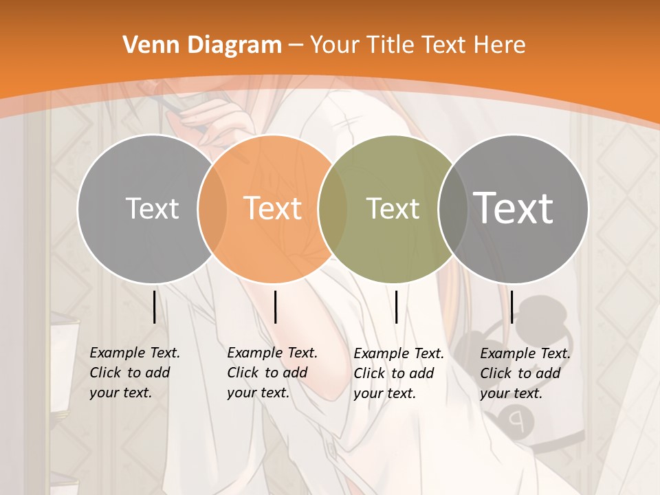 A Woman Brushing Her Teeth In A Bathroom PowerPoint Template