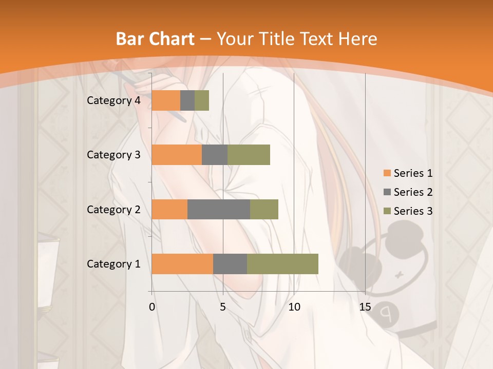 A Woman Brushing Her Teeth In A Bathroom PowerPoint Template