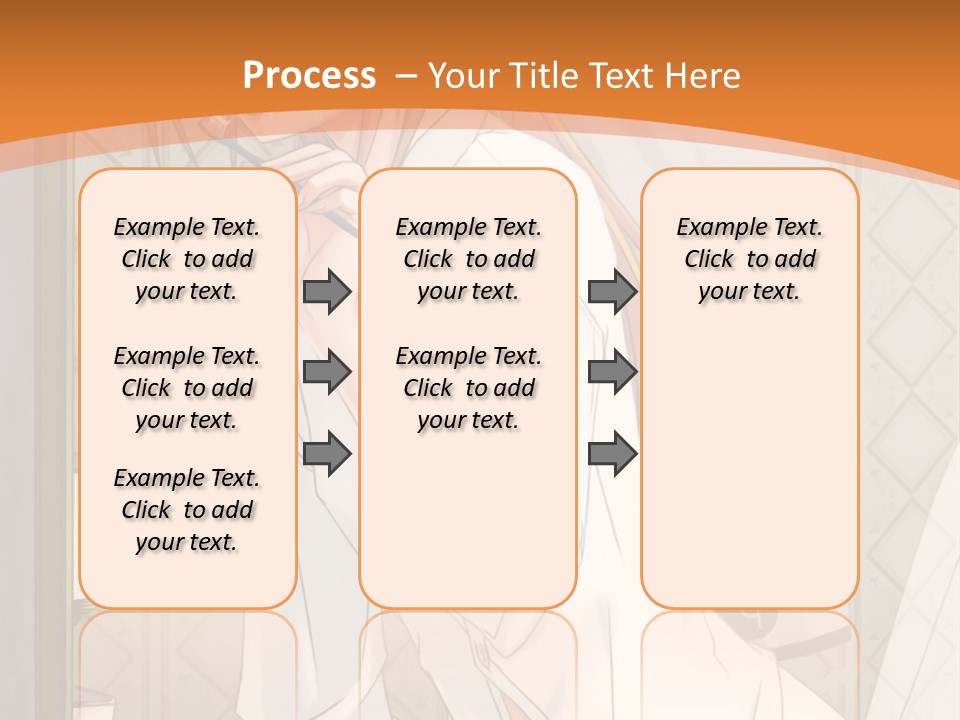 A Woman Brushing Her Teeth In A Bathroom PowerPoint Template