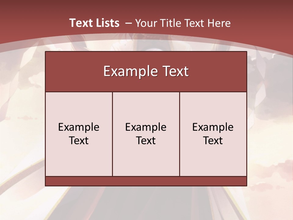 A Woman In A Red Dress Standing In Front Of A Cloudy Sky PowerPoint Template