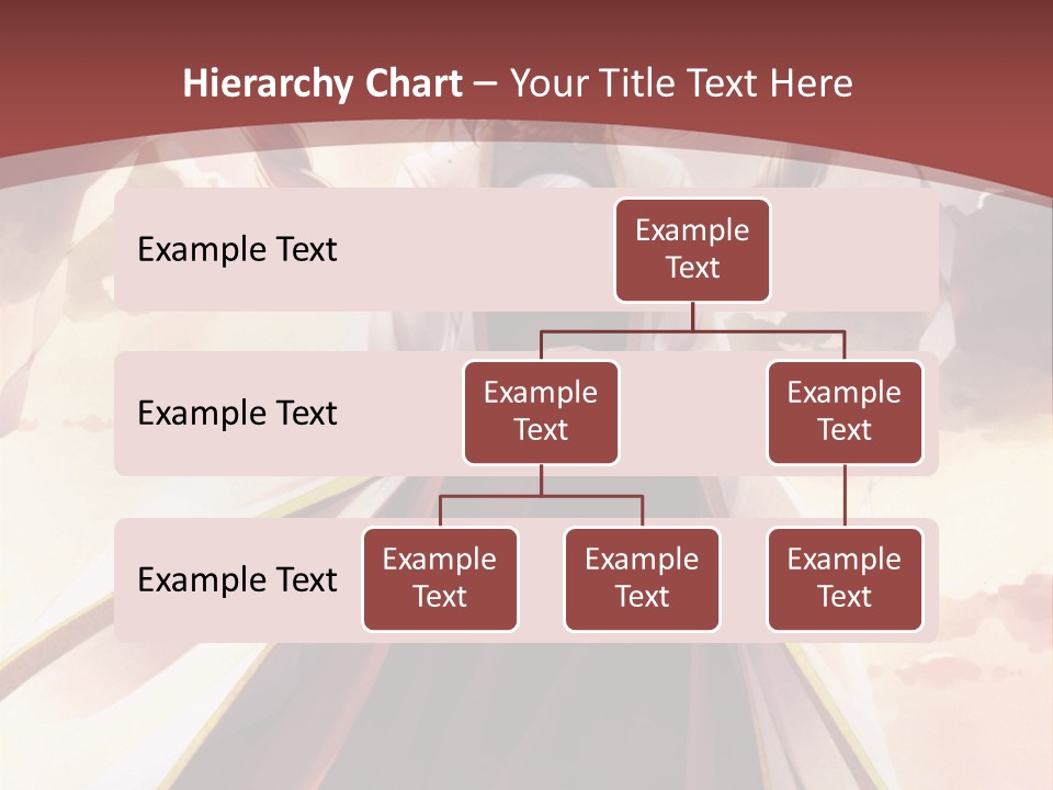 A Woman In A Red Dress Standing In Front Of A Cloudy Sky PowerPoint Template
