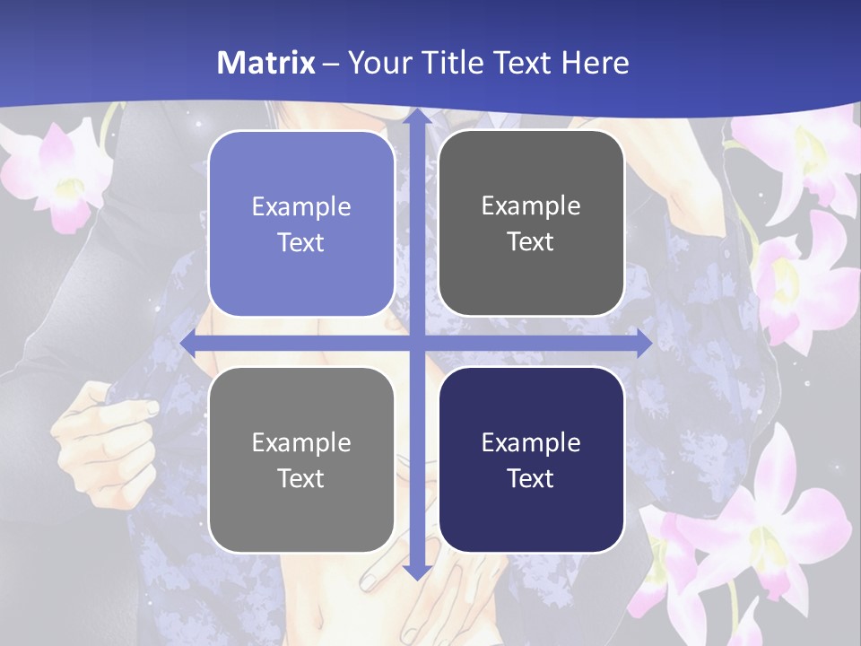 A Couple Of People Standing Next To Each Other PowerPoint Template