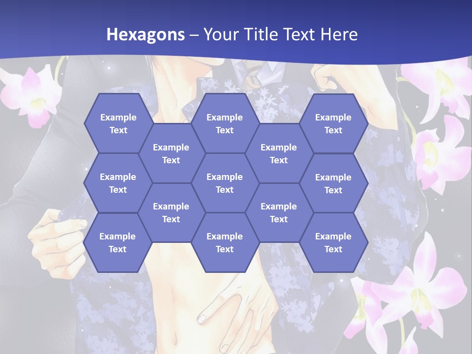 A Couple Of People Standing Next To Each Other PowerPoint Template