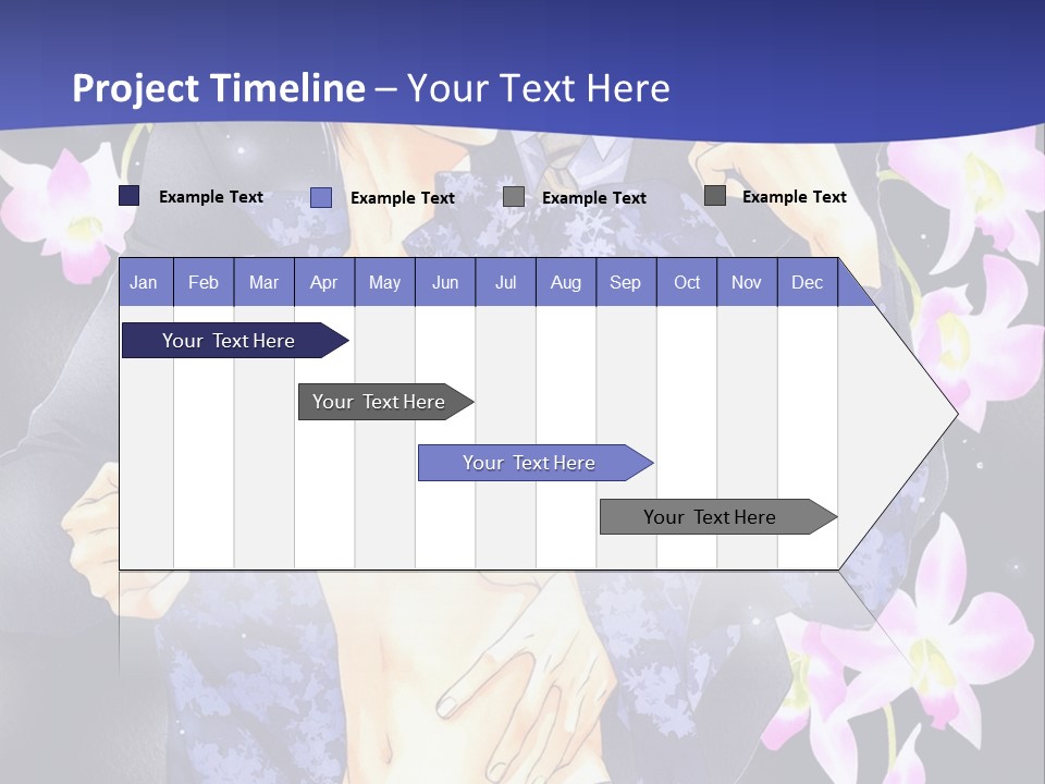 A Couple Of People Standing Next To Each Other PowerPoint Template