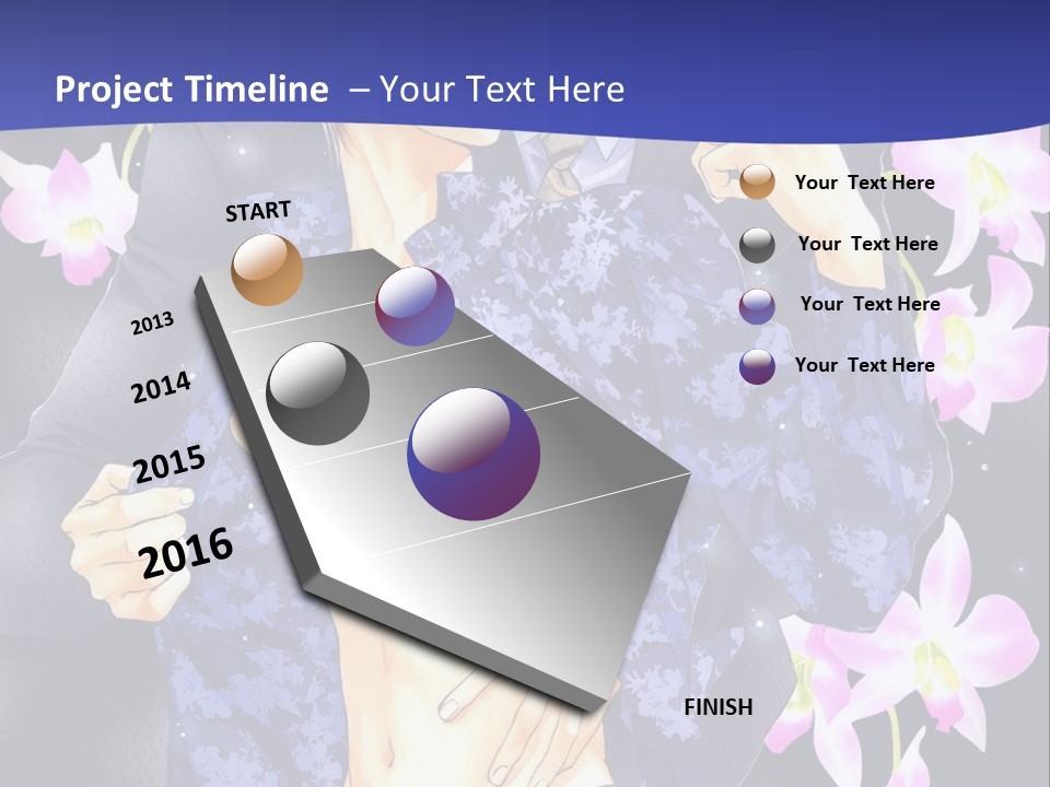 A Couple Of People Standing Next To Each Other PowerPoint Template
