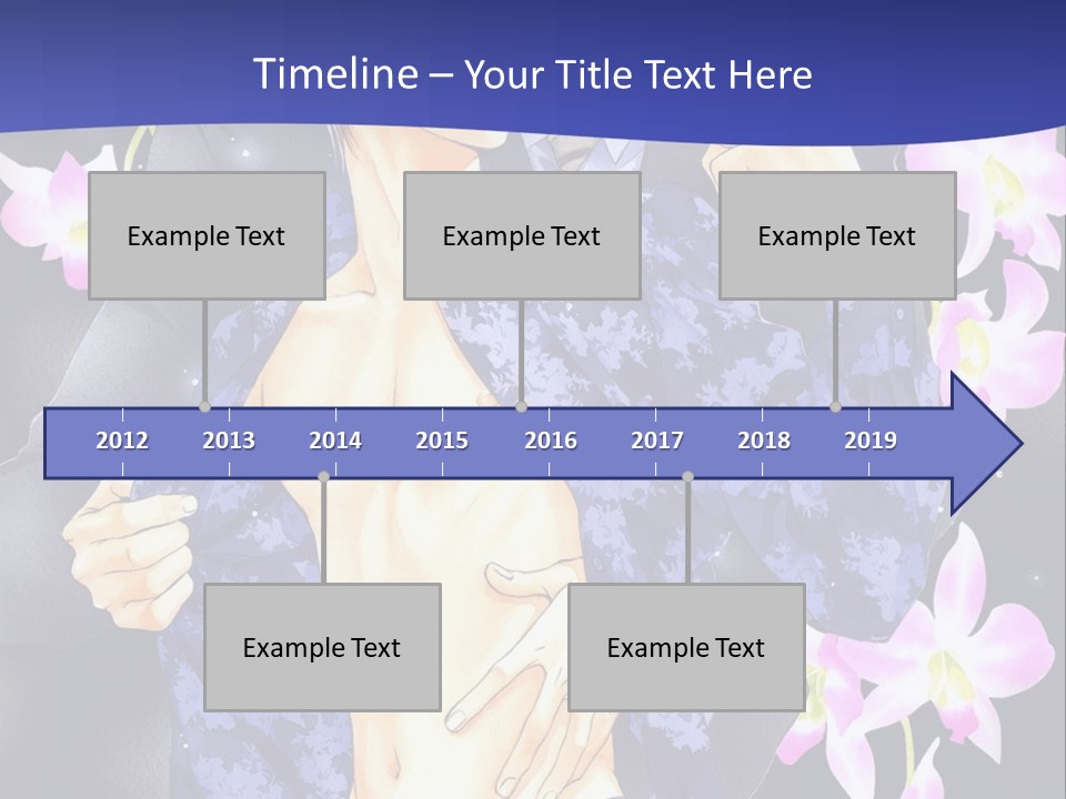 A Couple Of People Standing Next To Each Other PowerPoint Template