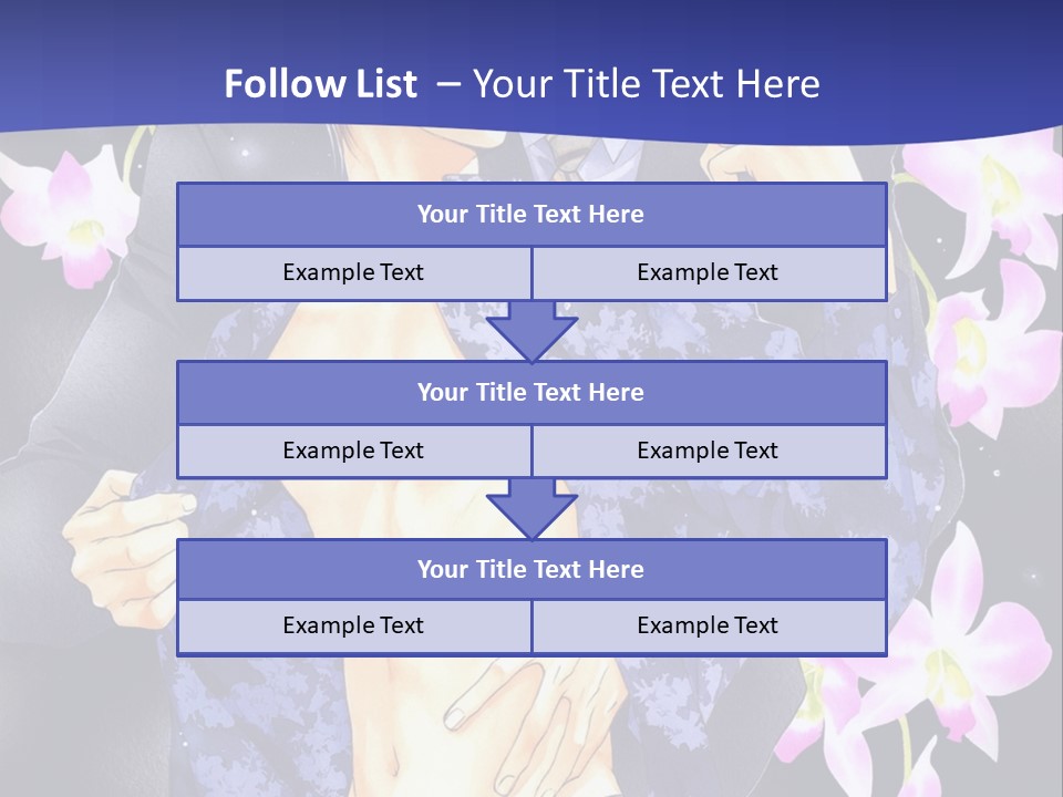 A Couple Of People Standing Next To Each Other PowerPoint Template