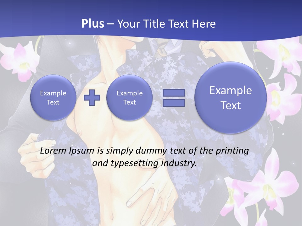 A Couple Of People Standing Next To Each Other PowerPoint Template