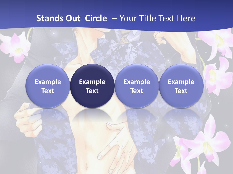 A Couple Of People Standing Next To Each Other PowerPoint Template