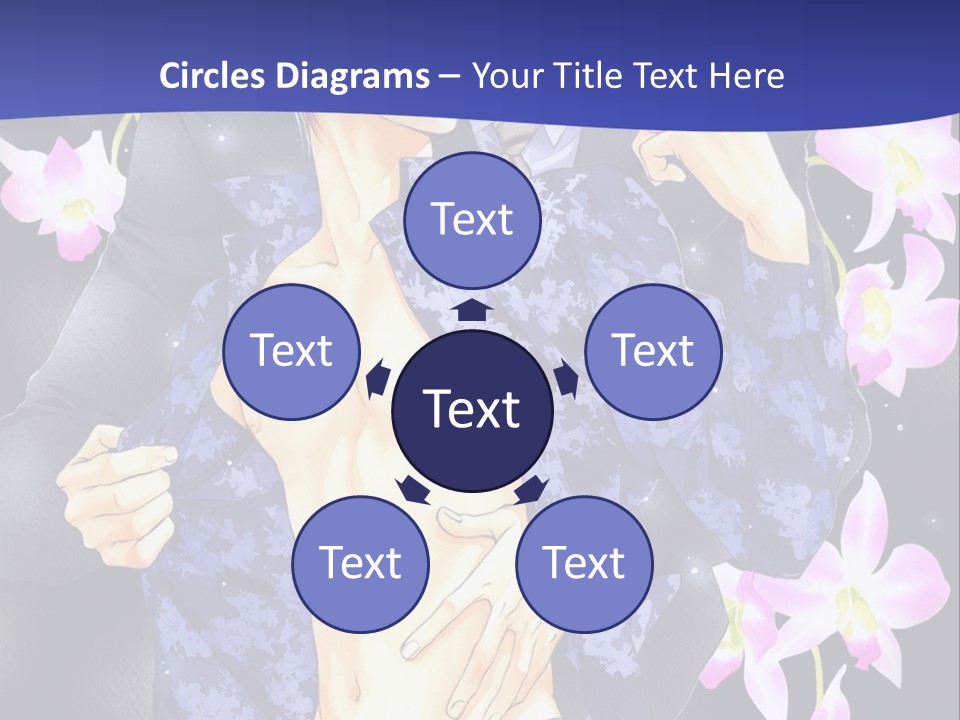 A Couple Of People Standing Next To Each Other PowerPoint Template