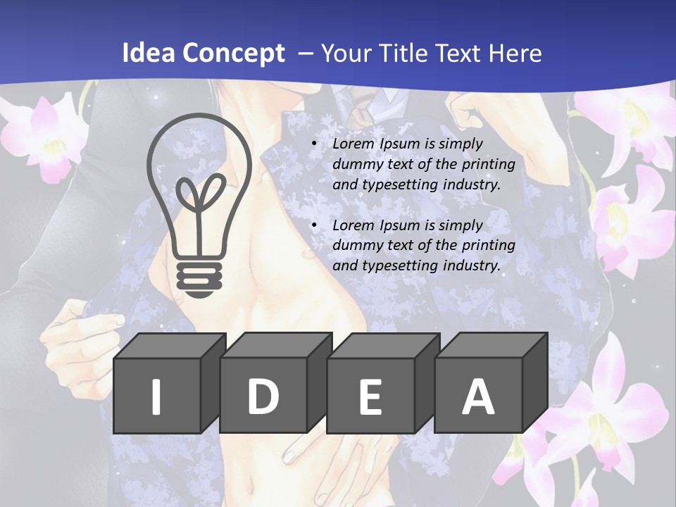 A Couple Of People Standing Next To Each Other PowerPoint Template