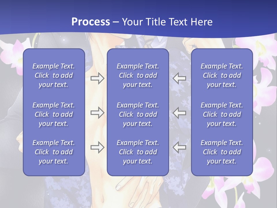 A Couple Of People Standing Next To Each Other PowerPoint Template