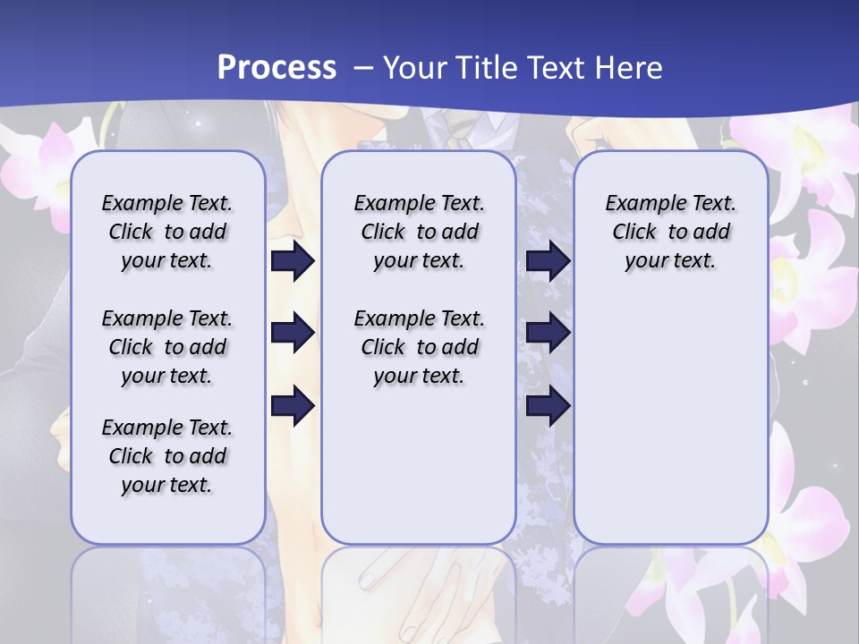 A Couple Of People Standing Next To Each Other PowerPoint Template