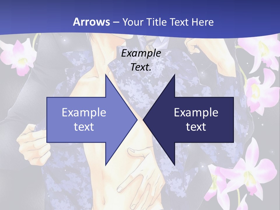 A Couple Of People Standing Next To Each Other PowerPoint Template