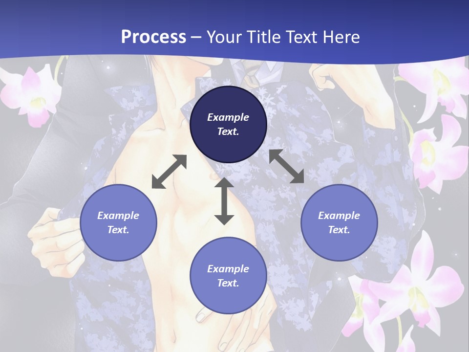 A Couple Of People Standing Next To Each Other PowerPoint Template