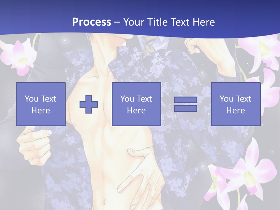 A Couple Of People Standing Next To Each Other PowerPoint Template