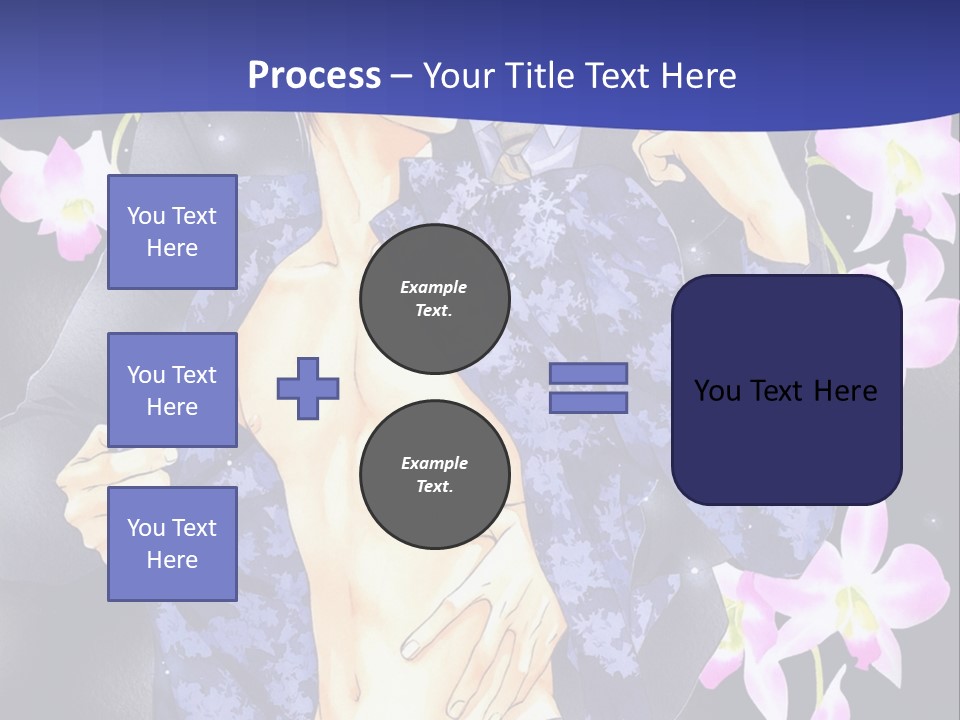 A Couple Of People Standing Next To Each Other PowerPoint Template