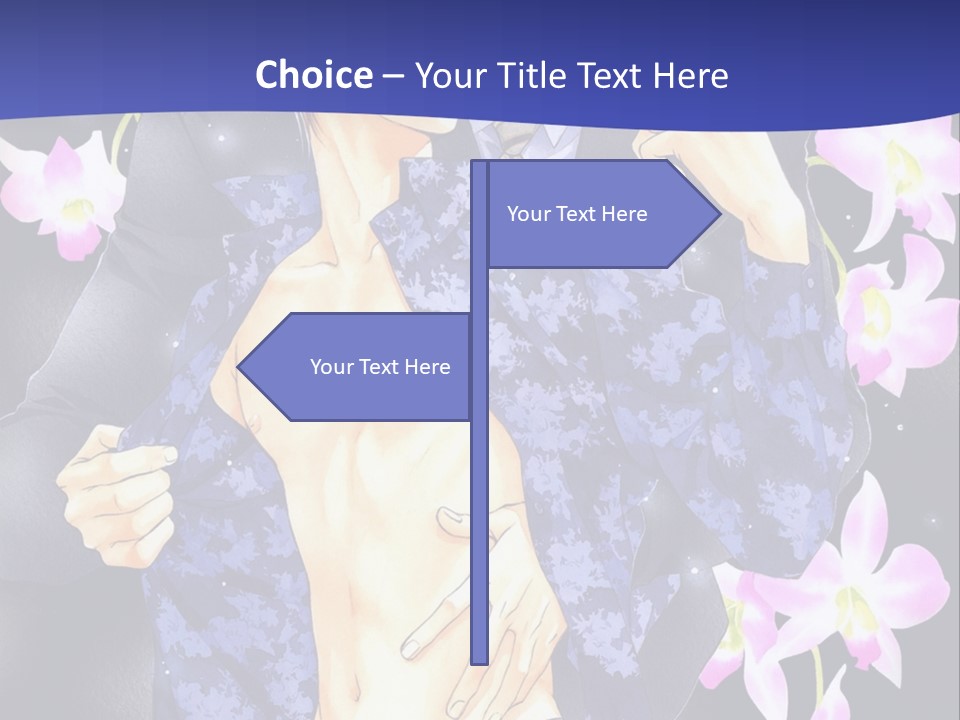 A Couple Of People Standing Next To Each Other PowerPoint Template