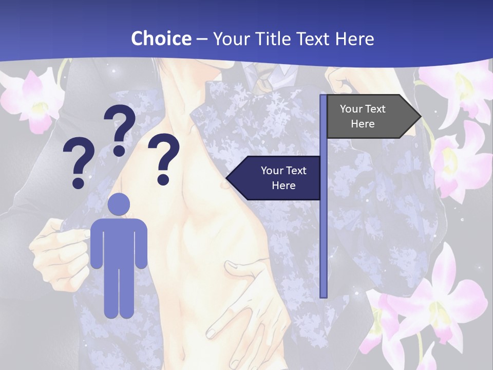 A Couple Of People Standing Next To Each Other PowerPoint Template