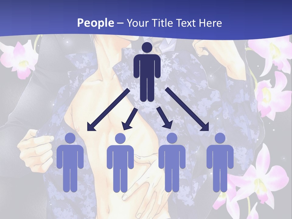 A Couple Of People Standing Next To Each Other PowerPoint Template