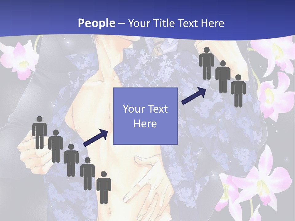 A Couple Of People Standing Next To Each Other PowerPoint Template