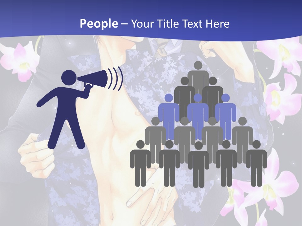 A Couple Of People Standing Next To Each Other PowerPoint Template