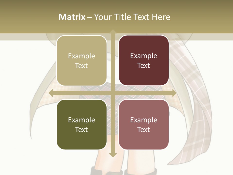 A Girl In A Chef's Outfit Holding A Hot Dog PowerPoint Template