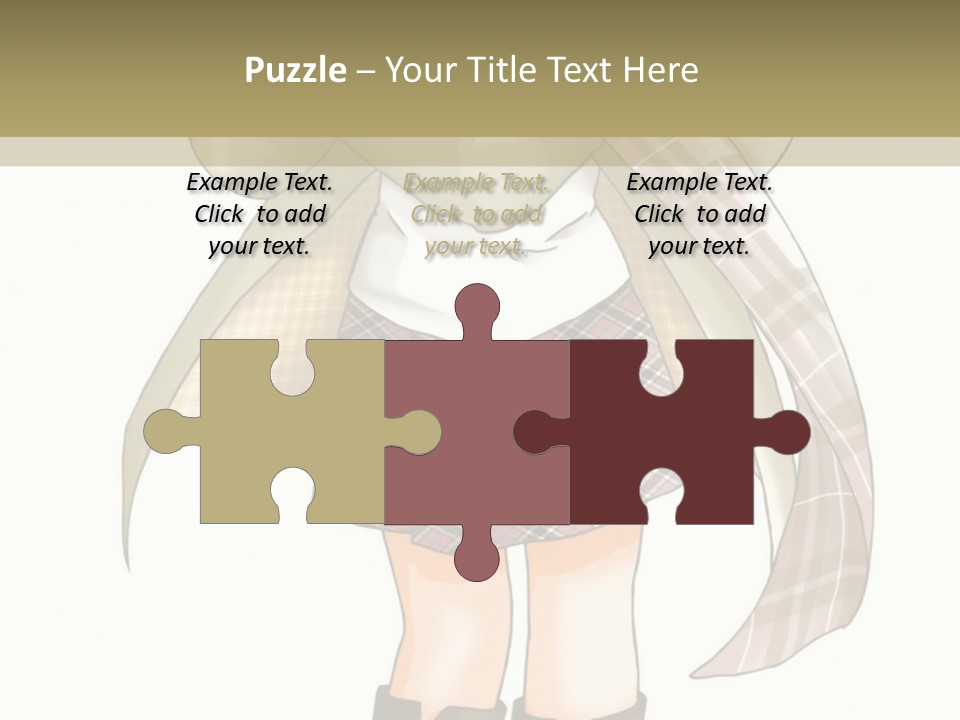 A Girl In A Chef's Outfit Holding A Hot Dog PowerPoint Template