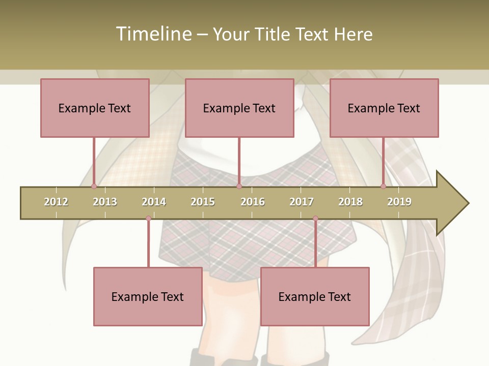 A Girl In A Chef's Outfit Holding A Hot Dog PowerPoint Template