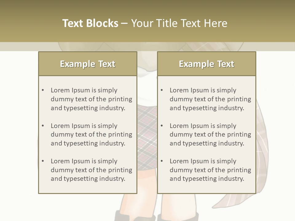 A Girl In A Chef's Outfit Holding A Hot Dog PowerPoint Template