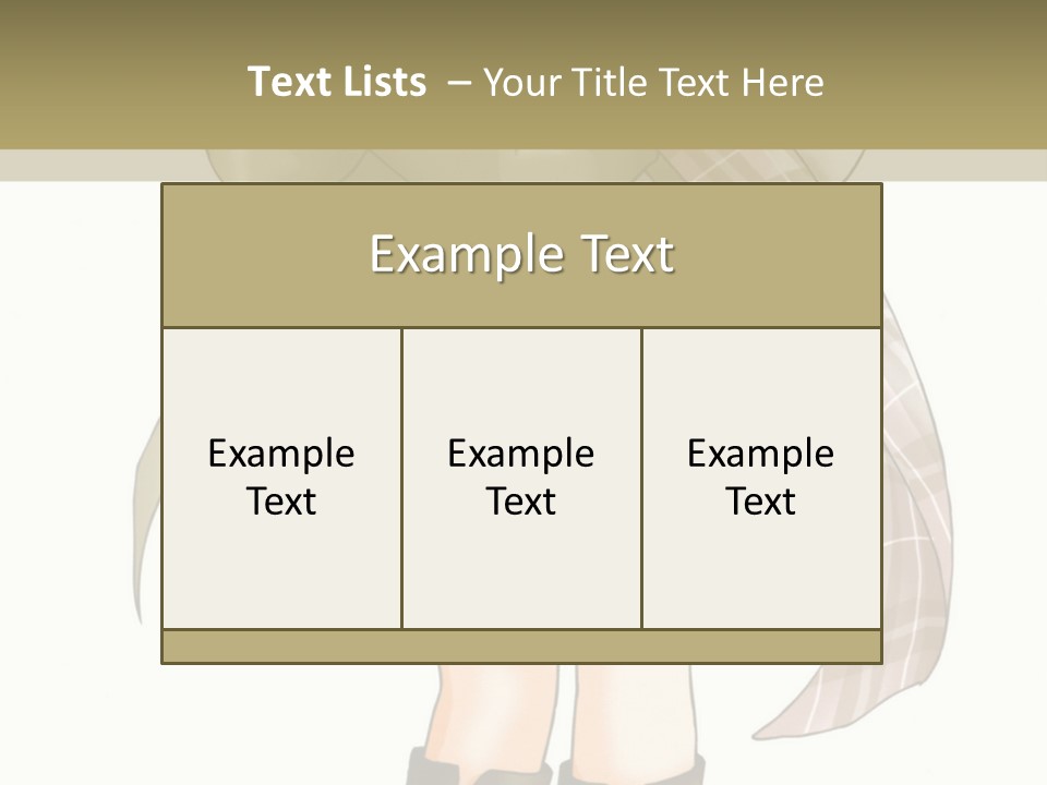 A Girl In A Chef's Outfit Holding A Hot Dog PowerPoint Template