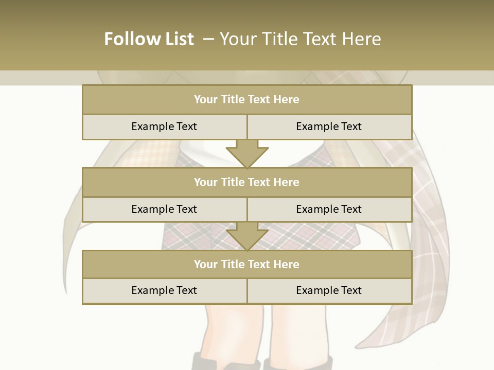 A Girl In A Chef's Outfit Holding A Hot Dog PowerPoint Template