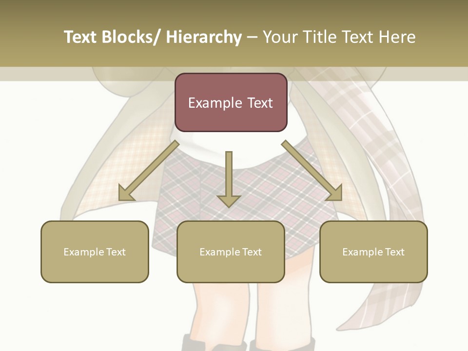 A Girl In A Chef's Outfit Holding A Hot Dog PowerPoint Template