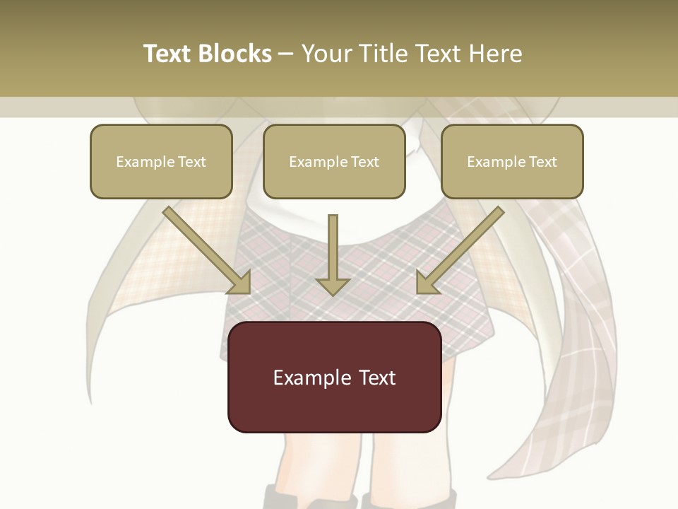 A Girl In A Chef's Outfit Holding A Hot Dog PowerPoint Template