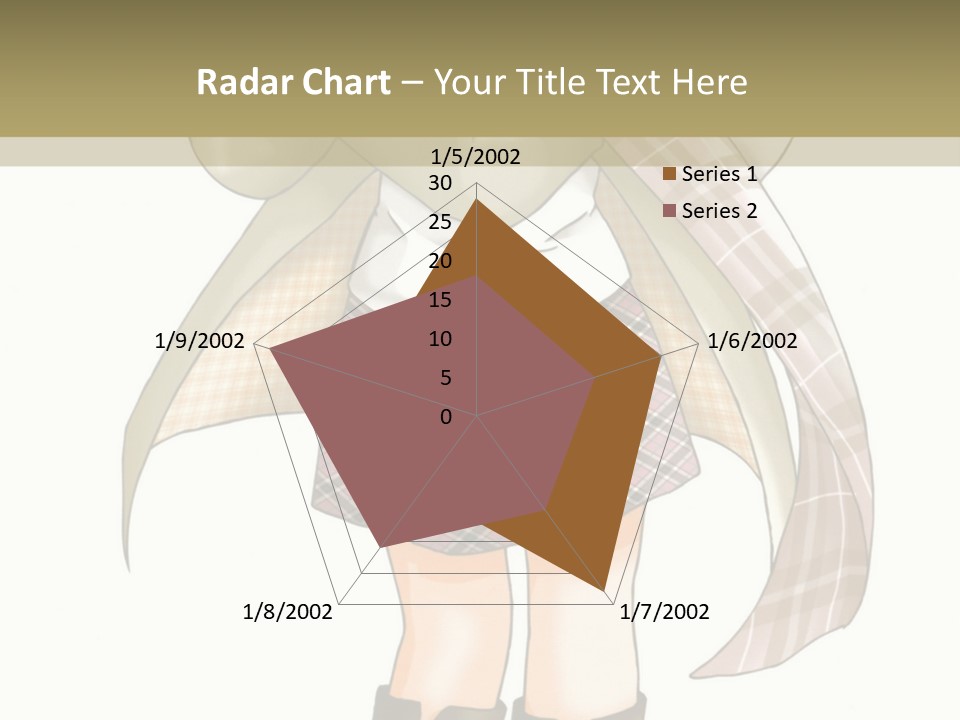 A Girl In A Chef's Outfit Holding A Hot Dog PowerPoint Template