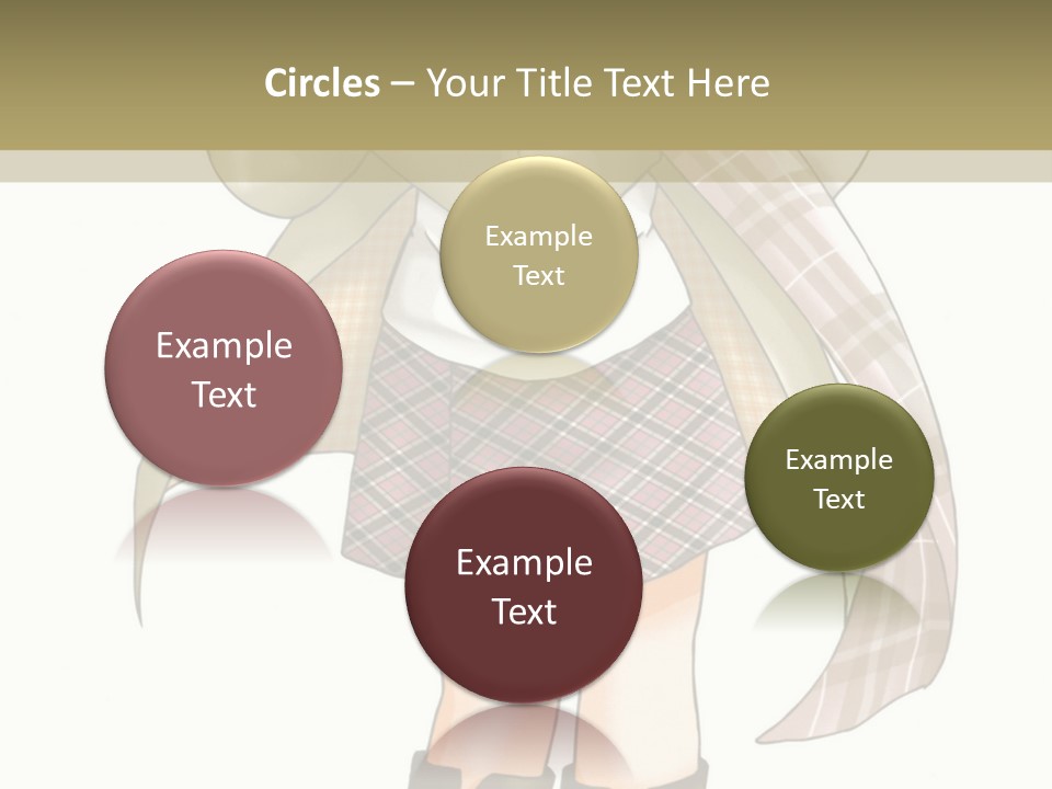 A Girl In A Chef's Outfit Holding A Hot Dog PowerPoint Template