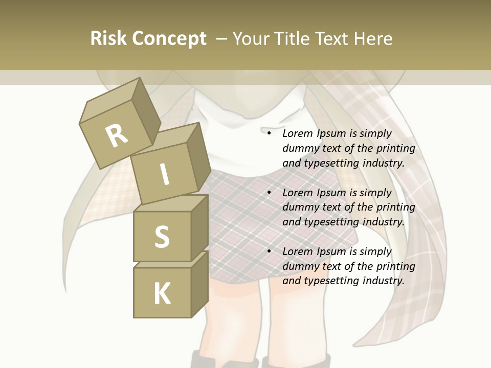 A Girl In A Chef's Outfit Holding A Hot Dog PowerPoint Template