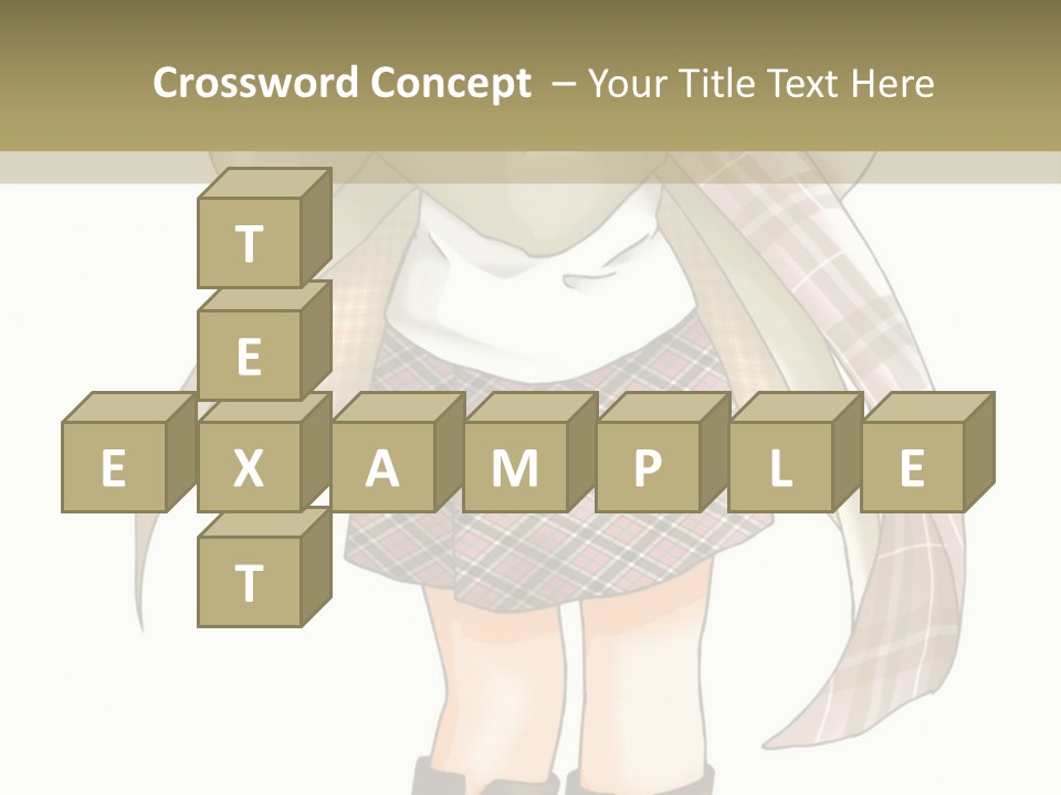 A Girl In A Chef's Outfit Holding A Hot Dog PowerPoint Template