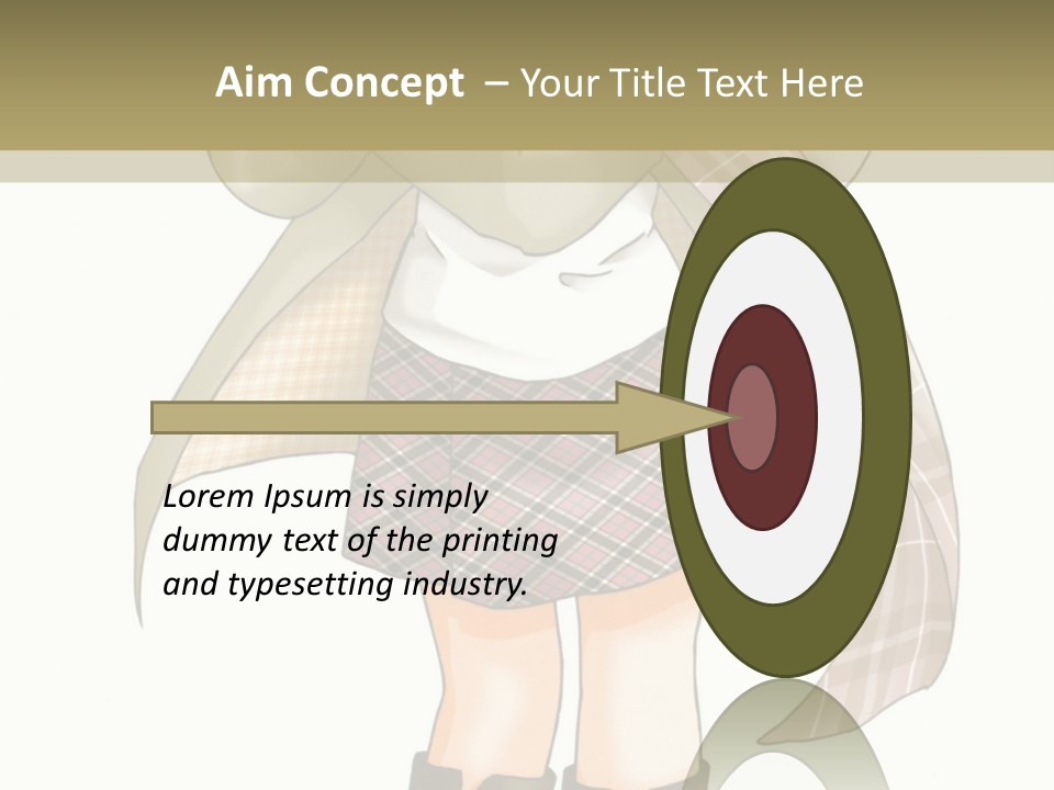 A Girl In A Chef's Outfit Holding A Hot Dog PowerPoint Template