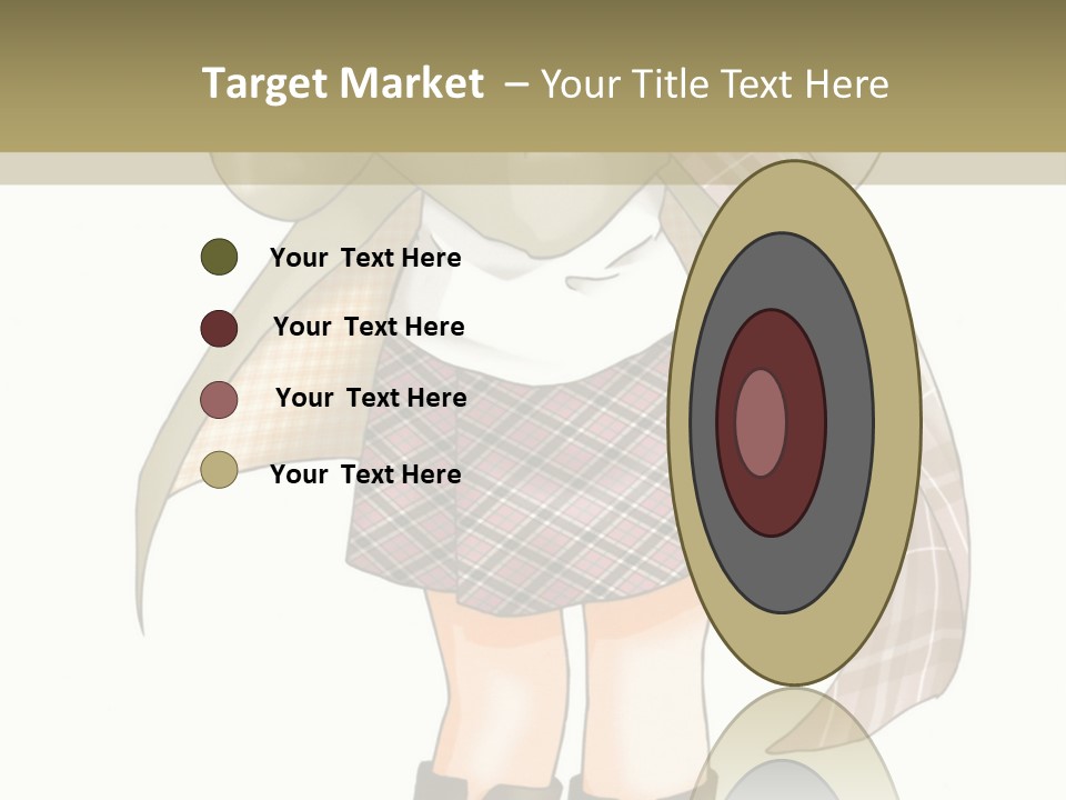 A Girl In A Chef's Outfit Holding A Hot Dog PowerPoint Template