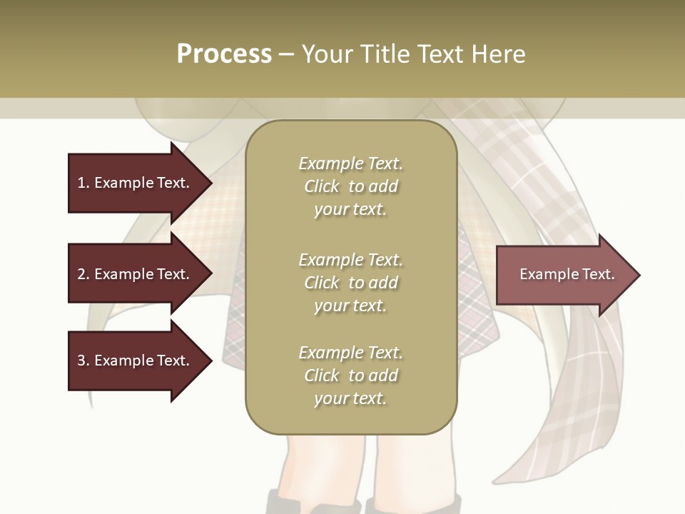 A Girl In A Chef's Outfit Holding A Hot Dog PowerPoint Template