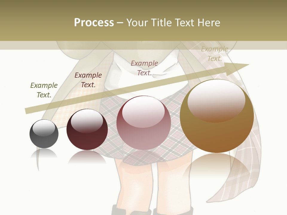 A Girl In A Chef's Outfit Holding A Hot Dog PowerPoint Template