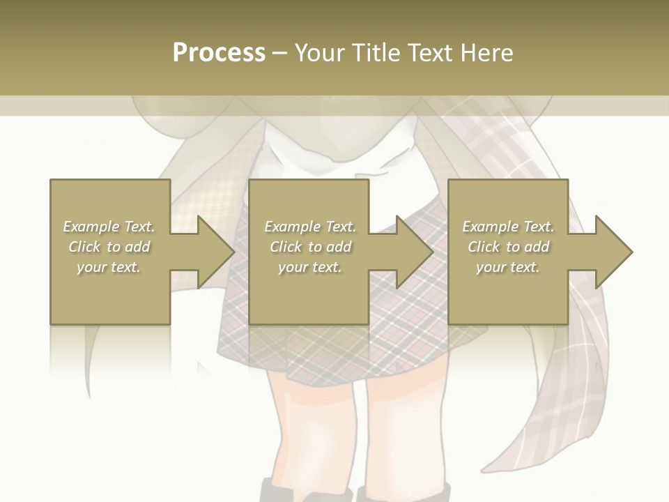 A Girl In A Chef's Outfit Holding A Hot Dog PowerPoint Template