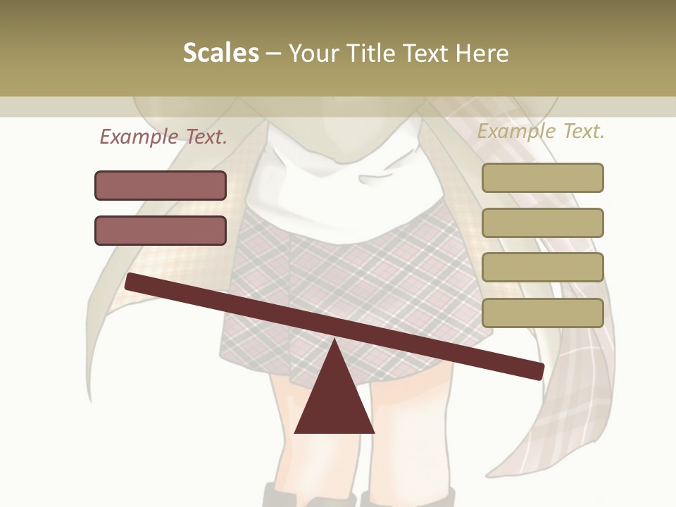 A Girl In A Chef's Outfit Holding A Hot Dog PowerPoint Template