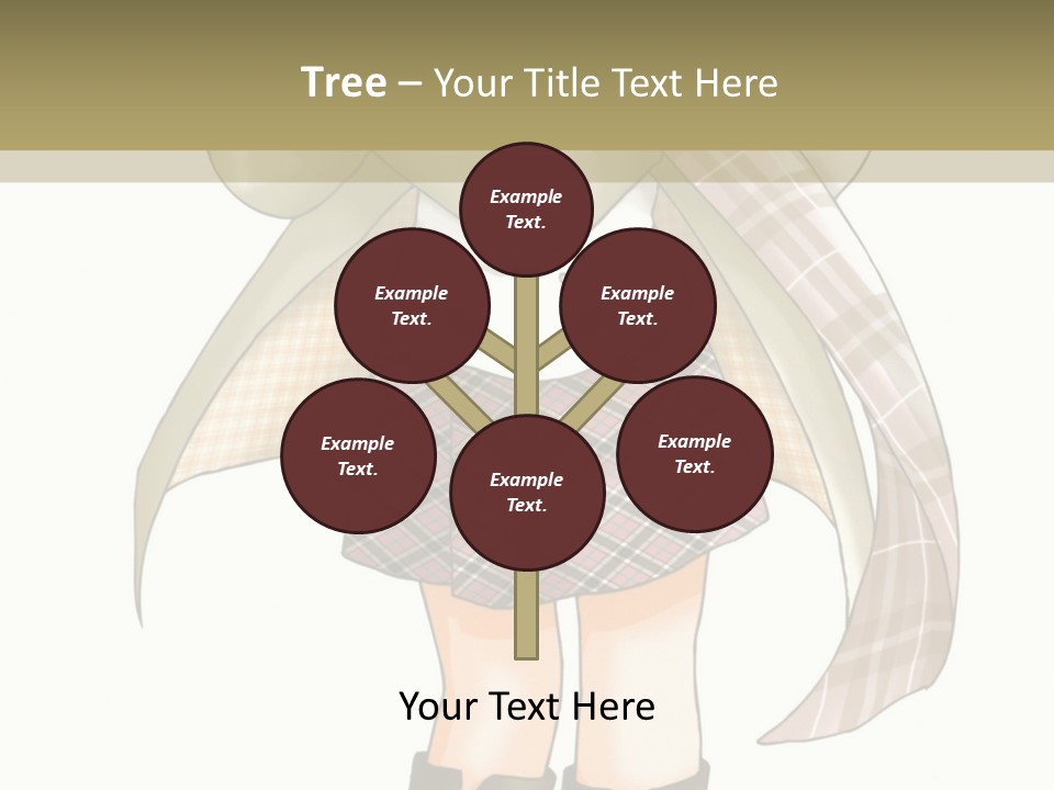 A Girl In A Chef's Outfit Holding A Hot Dog PowerPoint Template