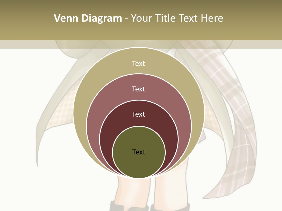 A Girl In A Chef's Outfit Holding A Hot Dog PowerPoint Template