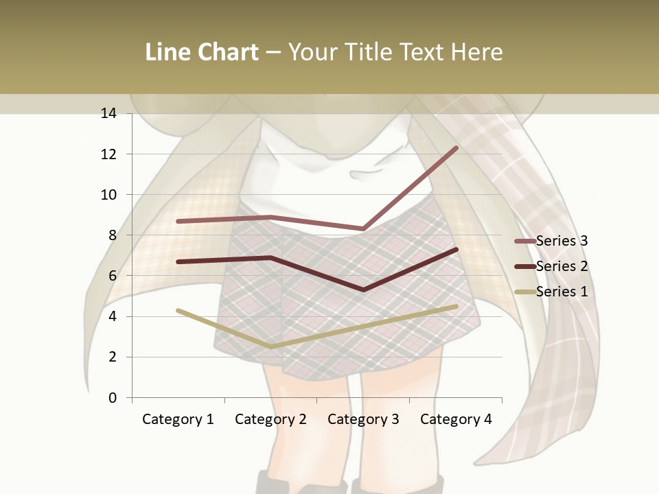 A Girl In A Chef's Outfit Holding A Hot Dog PowerPoint Template