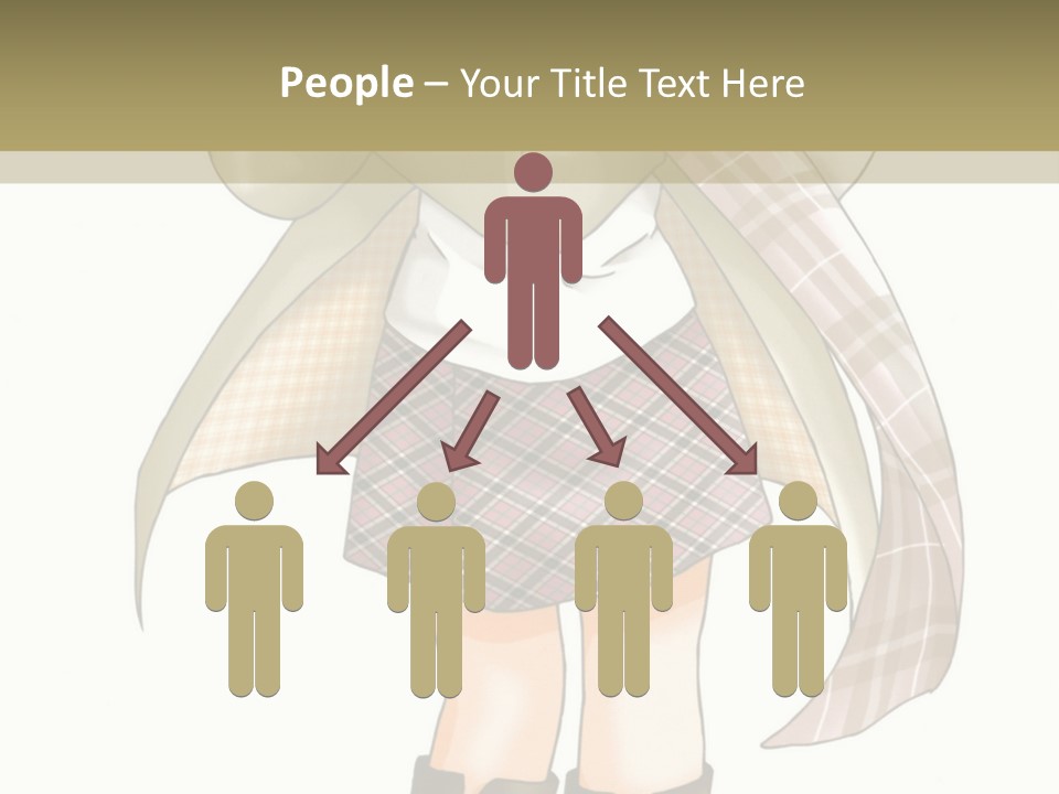 A Girl In A Chef's Outfit Holding A Hot Dog PowerPoint Template