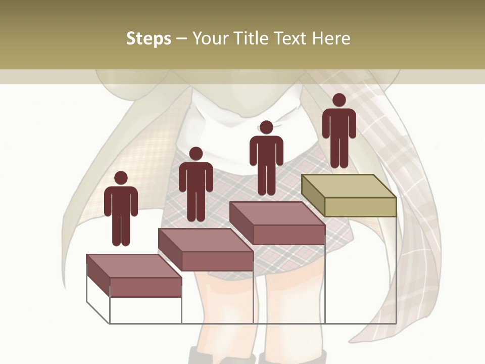 A Girl In A Chef's Outfit Holding A Hot Dog PowerPoint Template